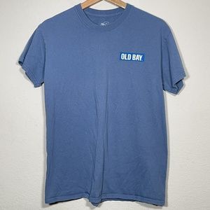 Maryland My Maryland 2017 Flag Good Boy Old Bay Blue Cotton T Shirt Size Medium